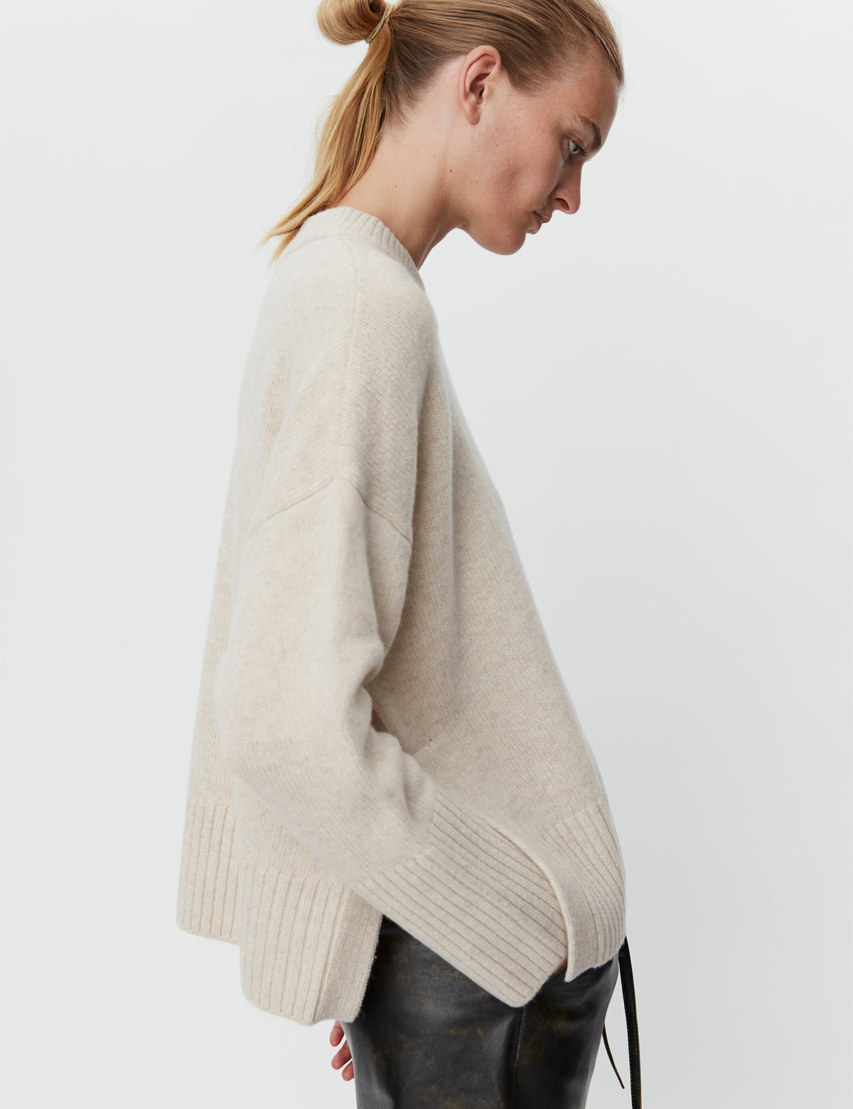 DAY Birger ét Mikkelsen Sherry - Soft Lamb Pullover 500002 CREME MELANGE