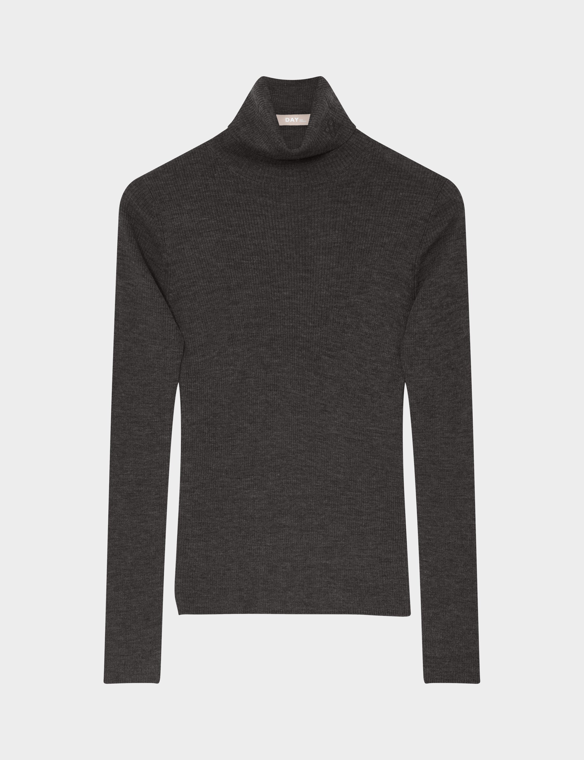 DAY Birger ét Mikkelsen Sierra - Daily Elements Pullover 500116 DARK BROWN MELANGE