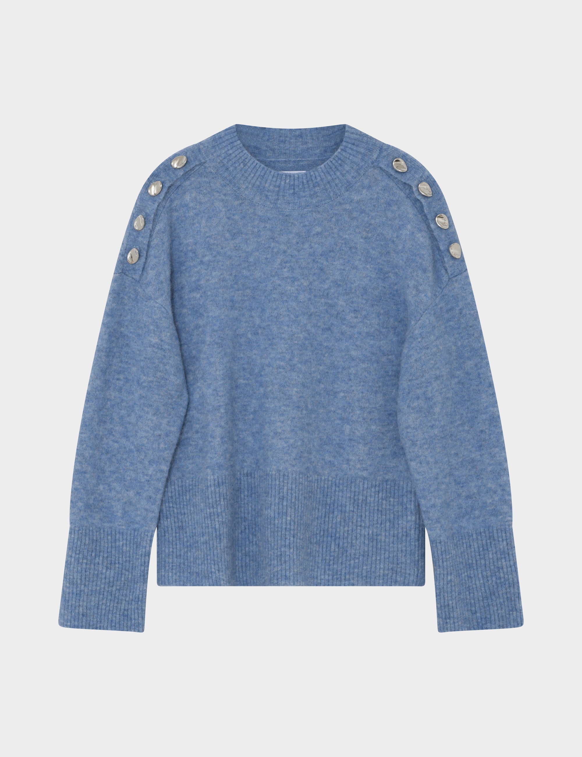 DAY Birger ét Mikkelsen Silma - Cozy Days Pullover 500172 BRUNNERA BLUE MELANGE