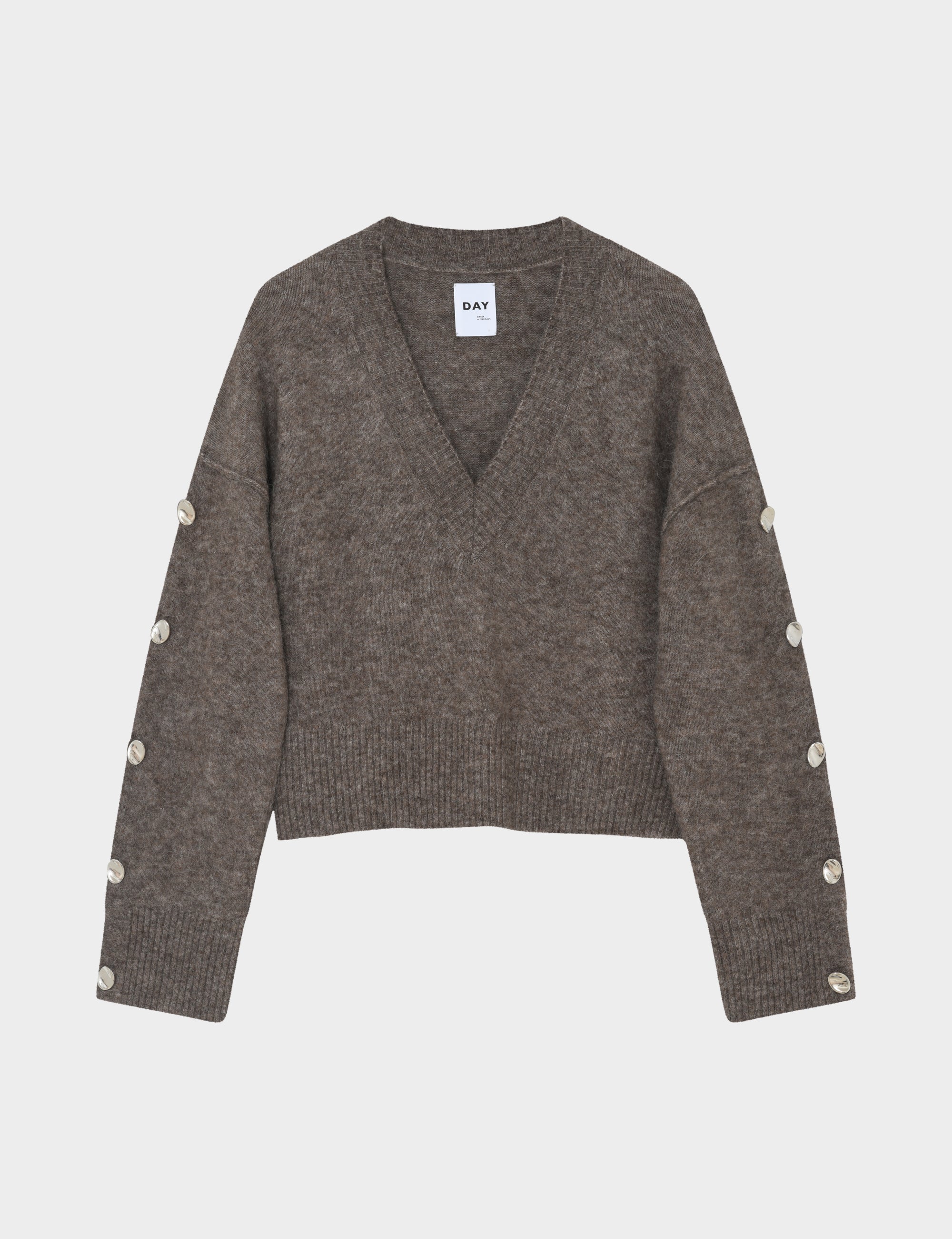 DAY Birger ét Mikkelsen Solange - Cozy Days Pullover 500166 WREN MELANGE