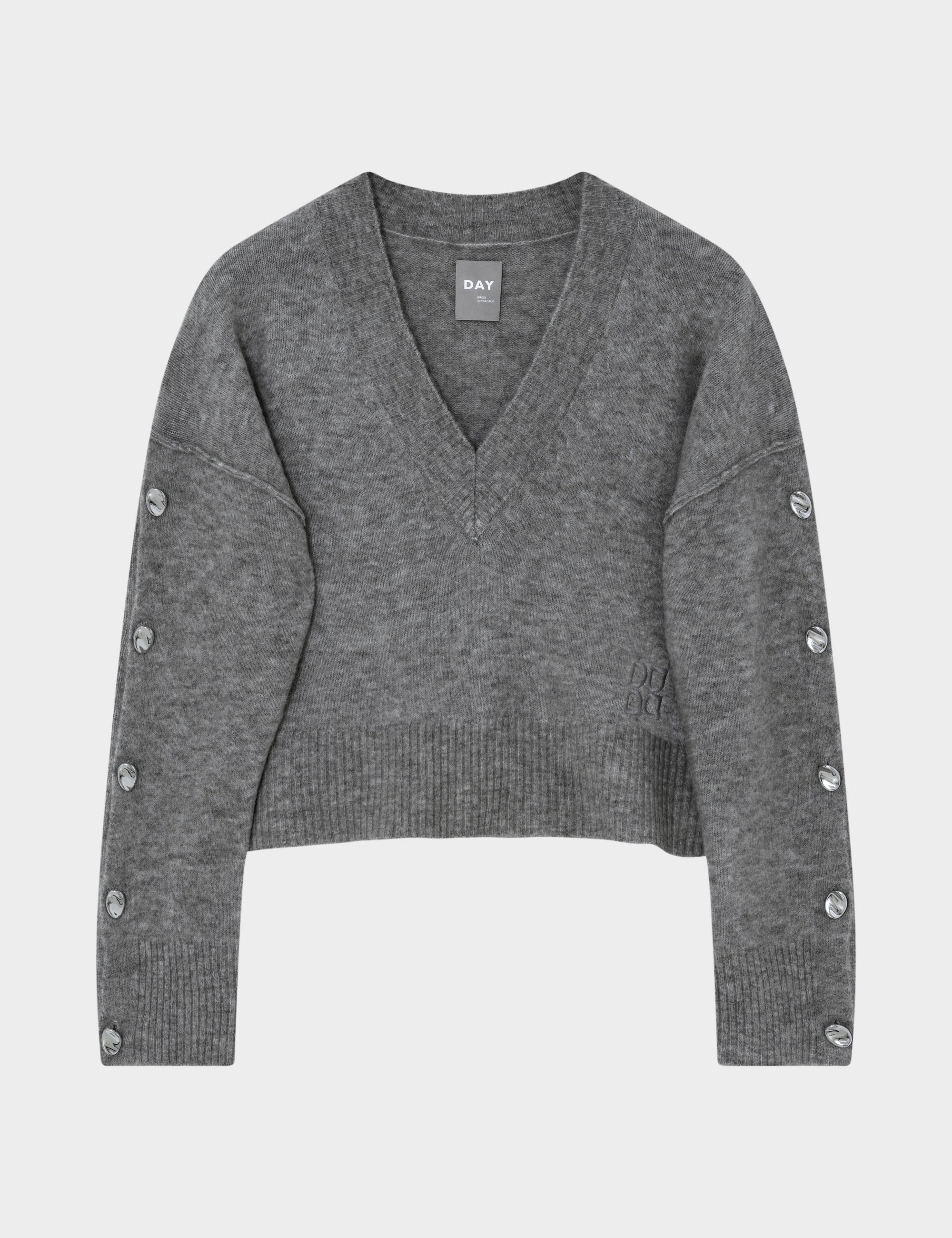 DAY Birger ét Mikkelsen Solange - Cozy Days - Pullover Pullover 500056 Grey Melange