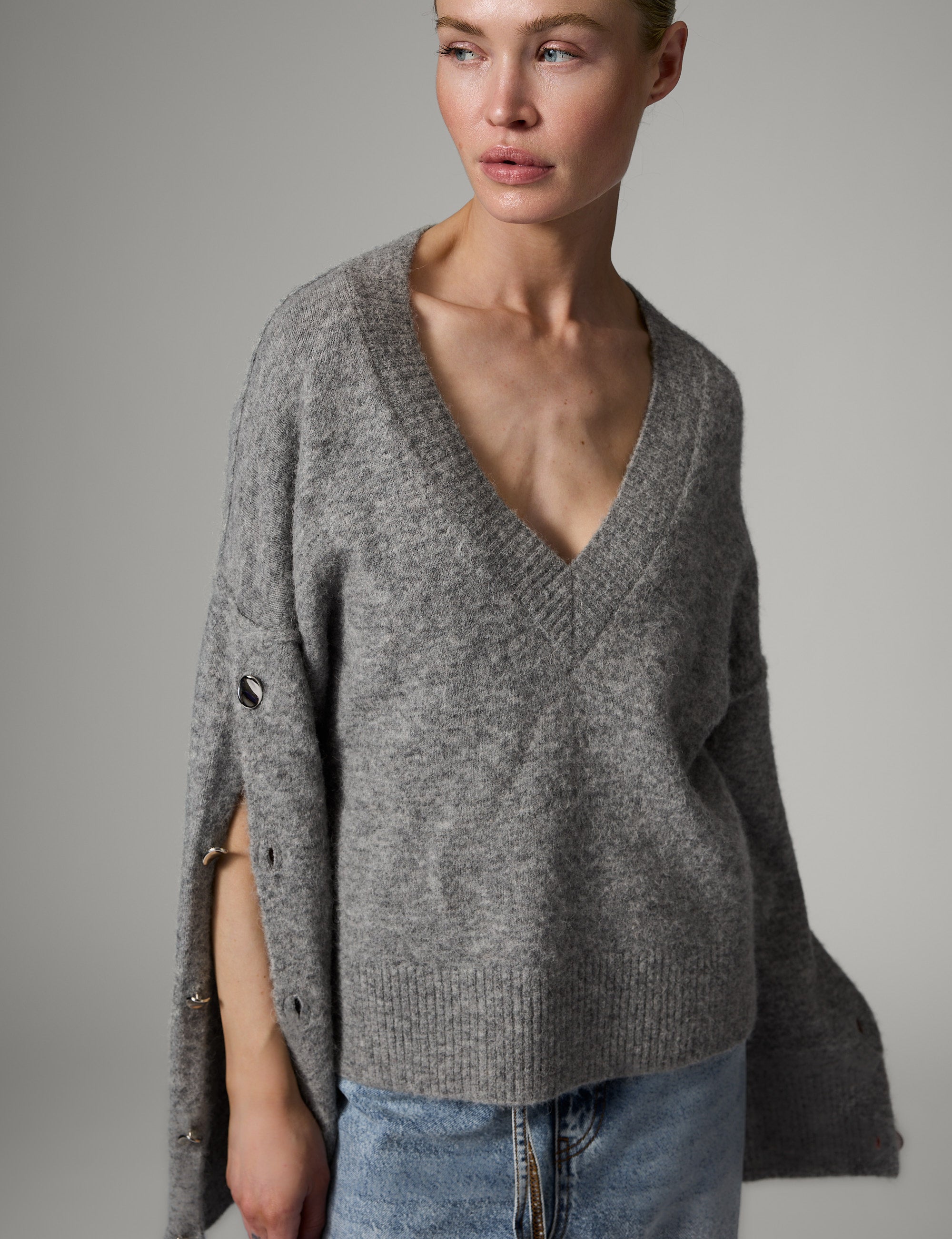DAY Birger ét Mikkelsen Solange - Cozy Days Pullover 500056 Grey Melange