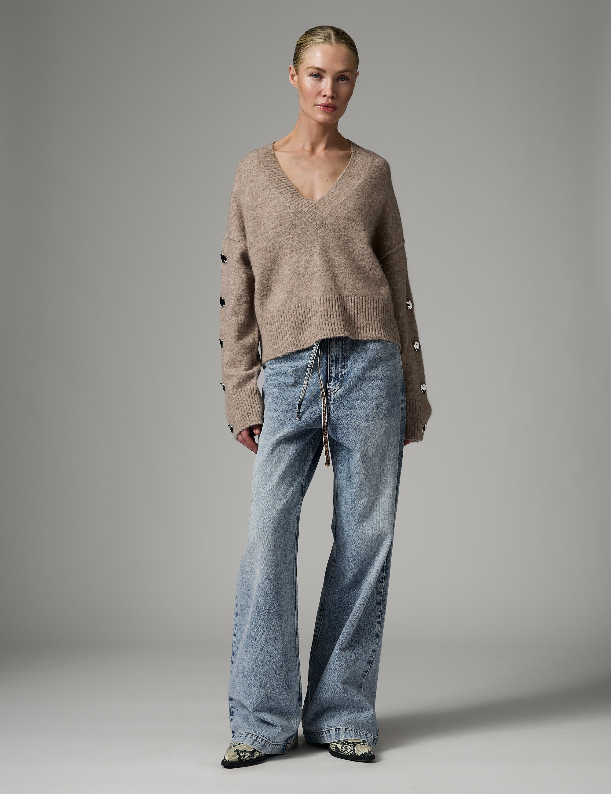 DAY Birger ét Mikkelsen Solange - Cozy Days - Pullover Pullover 500082 Hazel Melange