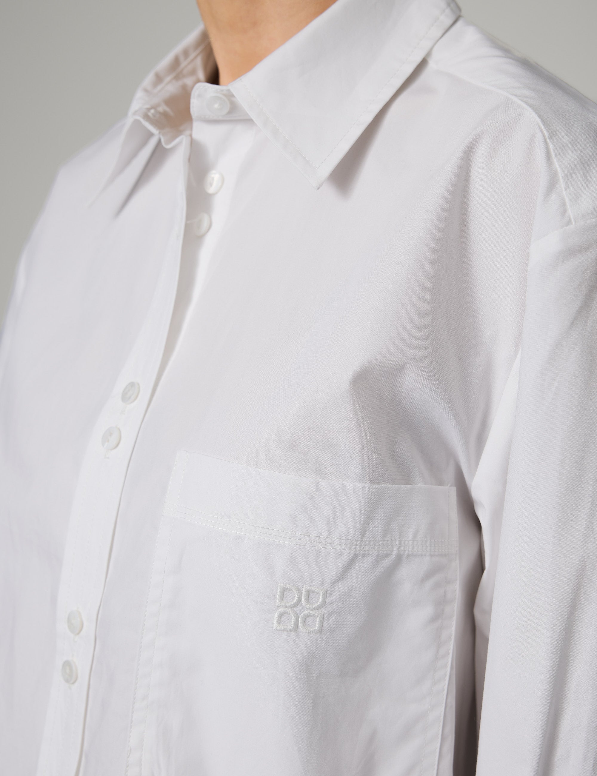 DAY Birger ét Mikkelsen Stella Pocket- Poplina Top 110601 Bright White