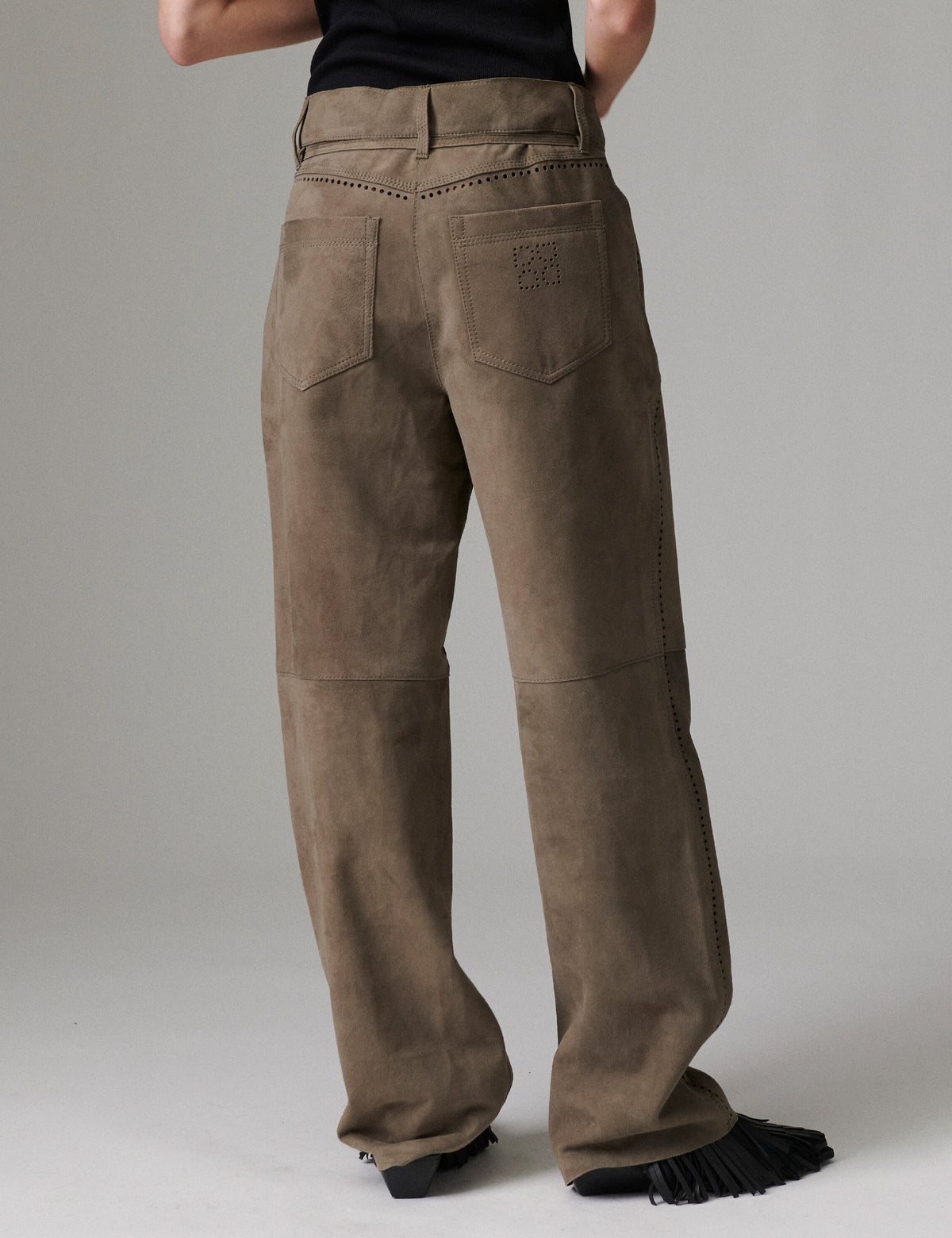 DAY Birger ét Mikkelsen Tamara - Light Suede - Pants Pants 181112 Walnut