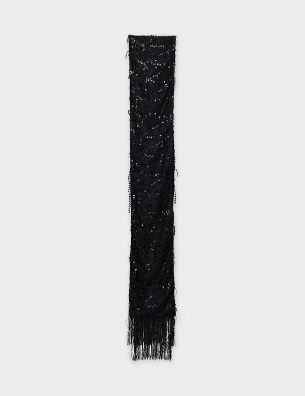 DAY Birger ét Mikkelsen Teagan - Sparkling Texture Scarves 190303 BLACK