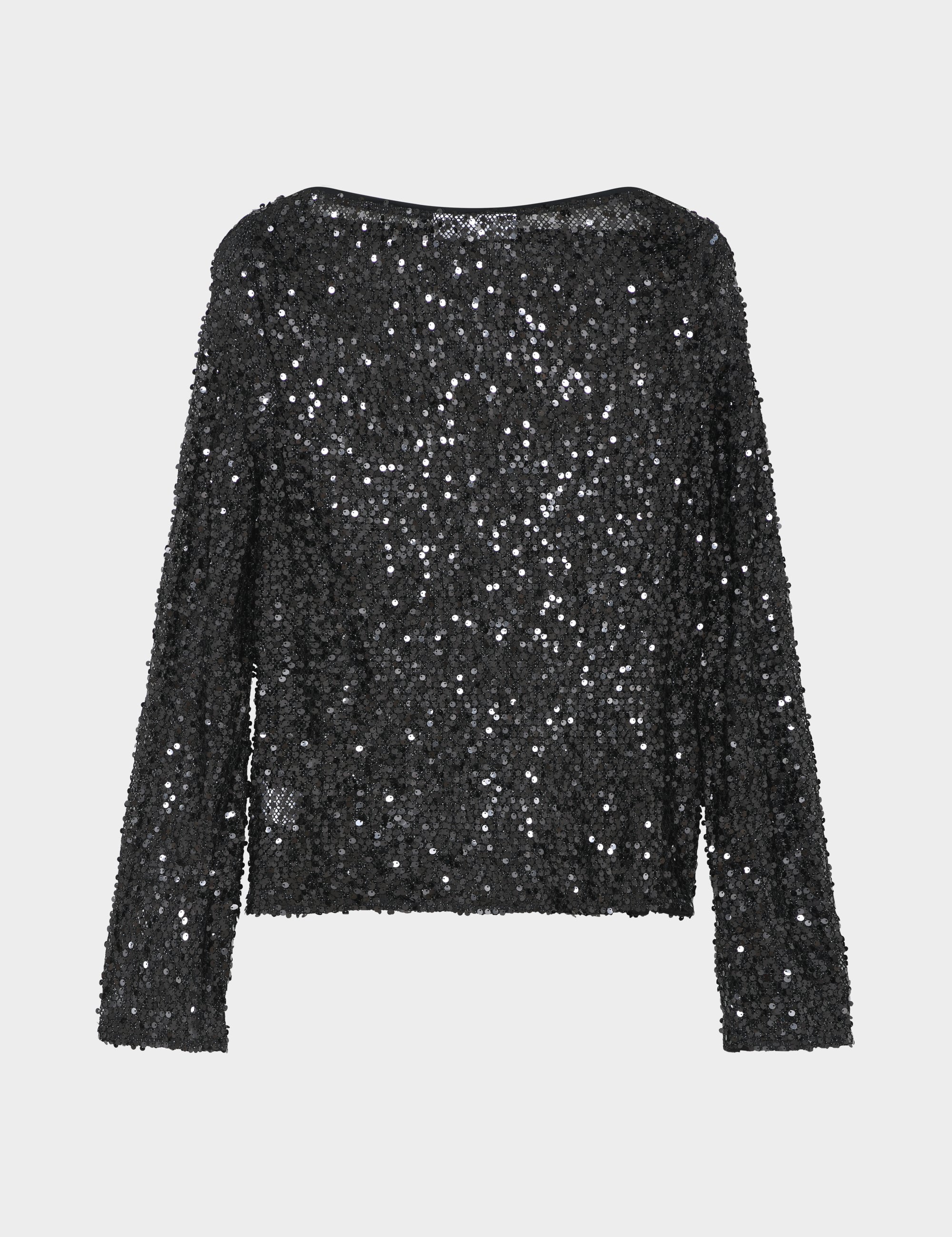 DAY Birger ét Mikkelsen Tuana - Shimmering Night Tops & T-Shirts 190303 BLACK