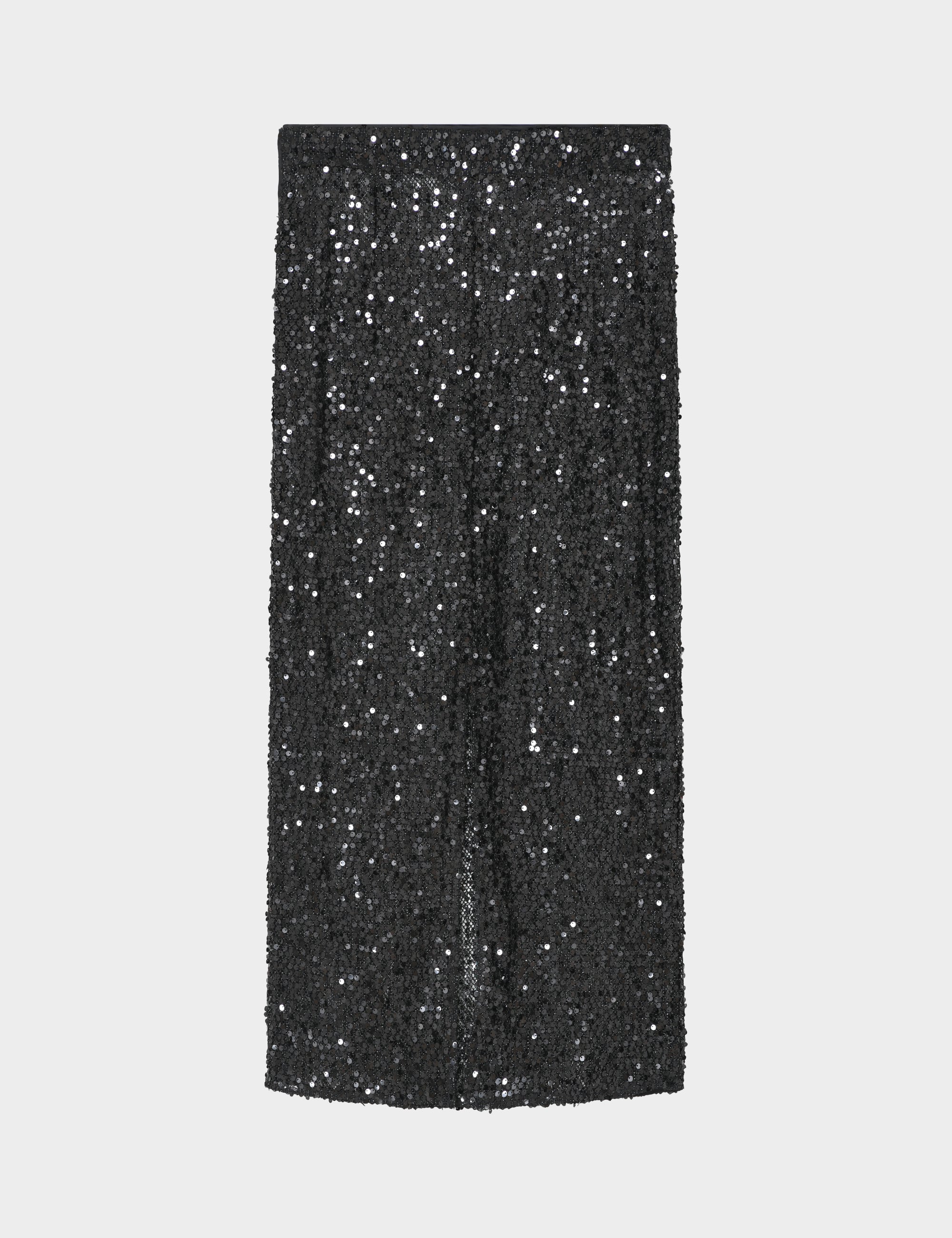 DAY Birger ét Mikkelsen Tulli - Shimmering Night Skirt 190303 BLACK