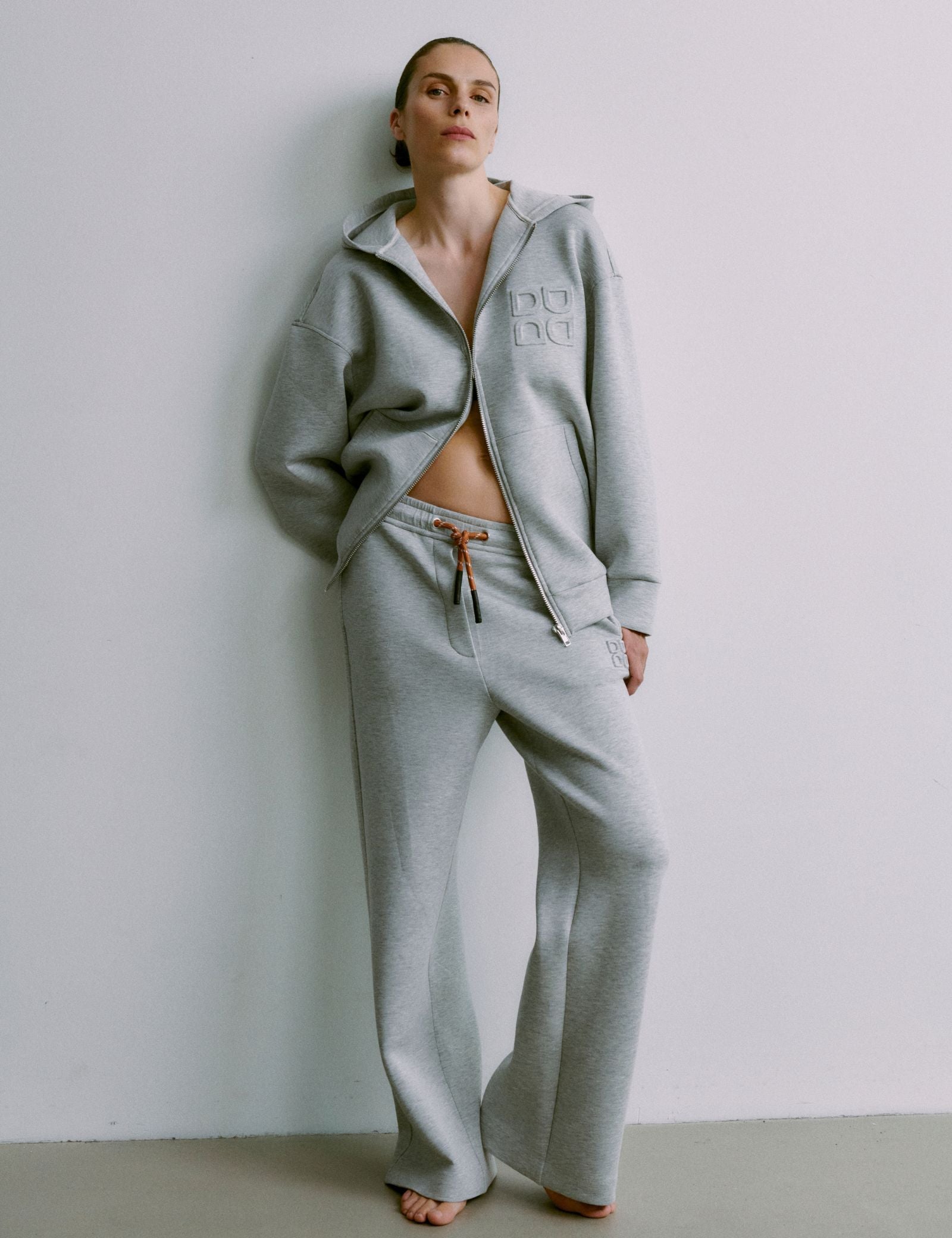 DAY Birger ét Mikkelsen VIncy - Scuba Cardigan 500056 GREY MELANGE