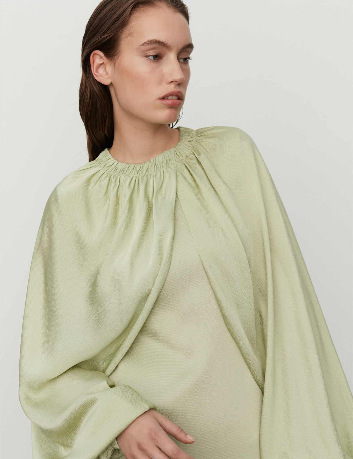 DAY Birger ét Mikkelsen Whitney - Fluid Texture Dress 140114 CELADON GREEN