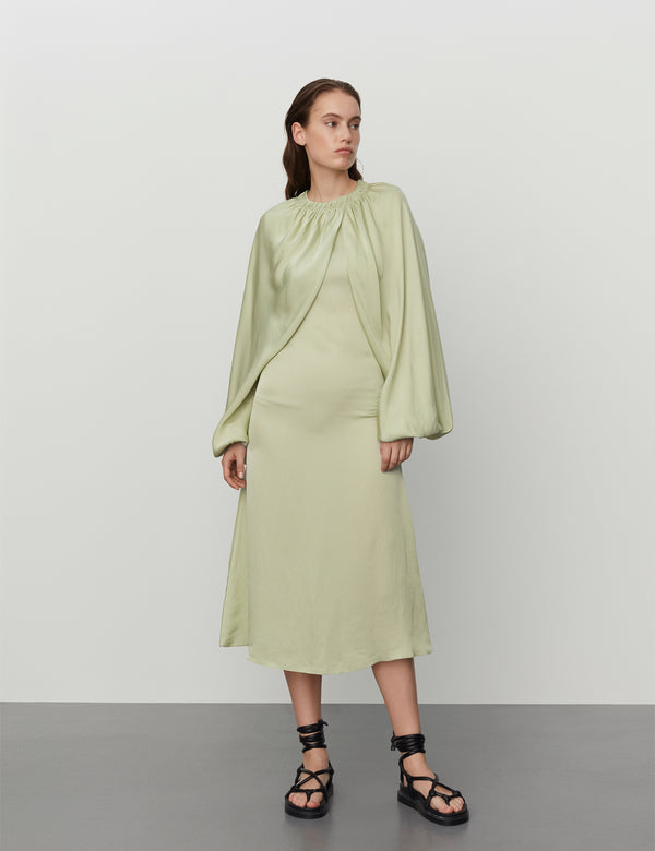 DAY Birger ét Mikkelsen Whitney - Fluid Texture Dress 140114 CELADON GREEN