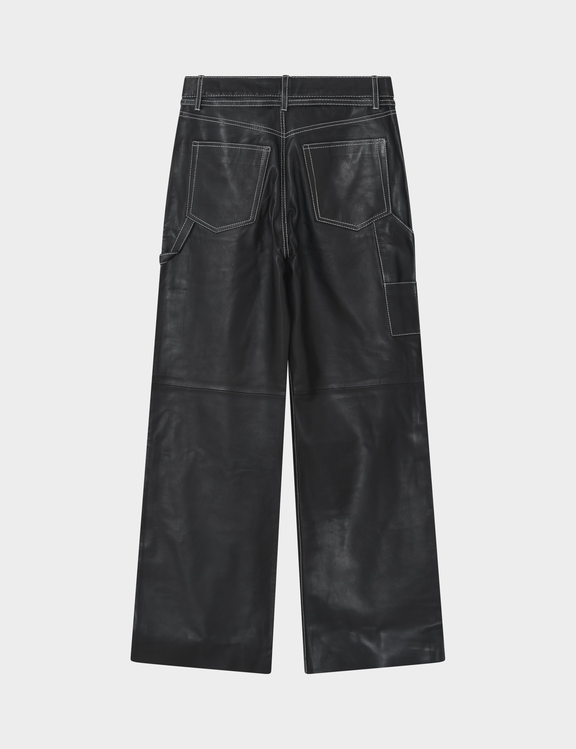 DAY Birger ét Mikkelsen Yanna - Soft Lamb Leather Pants 190303 BLACK
