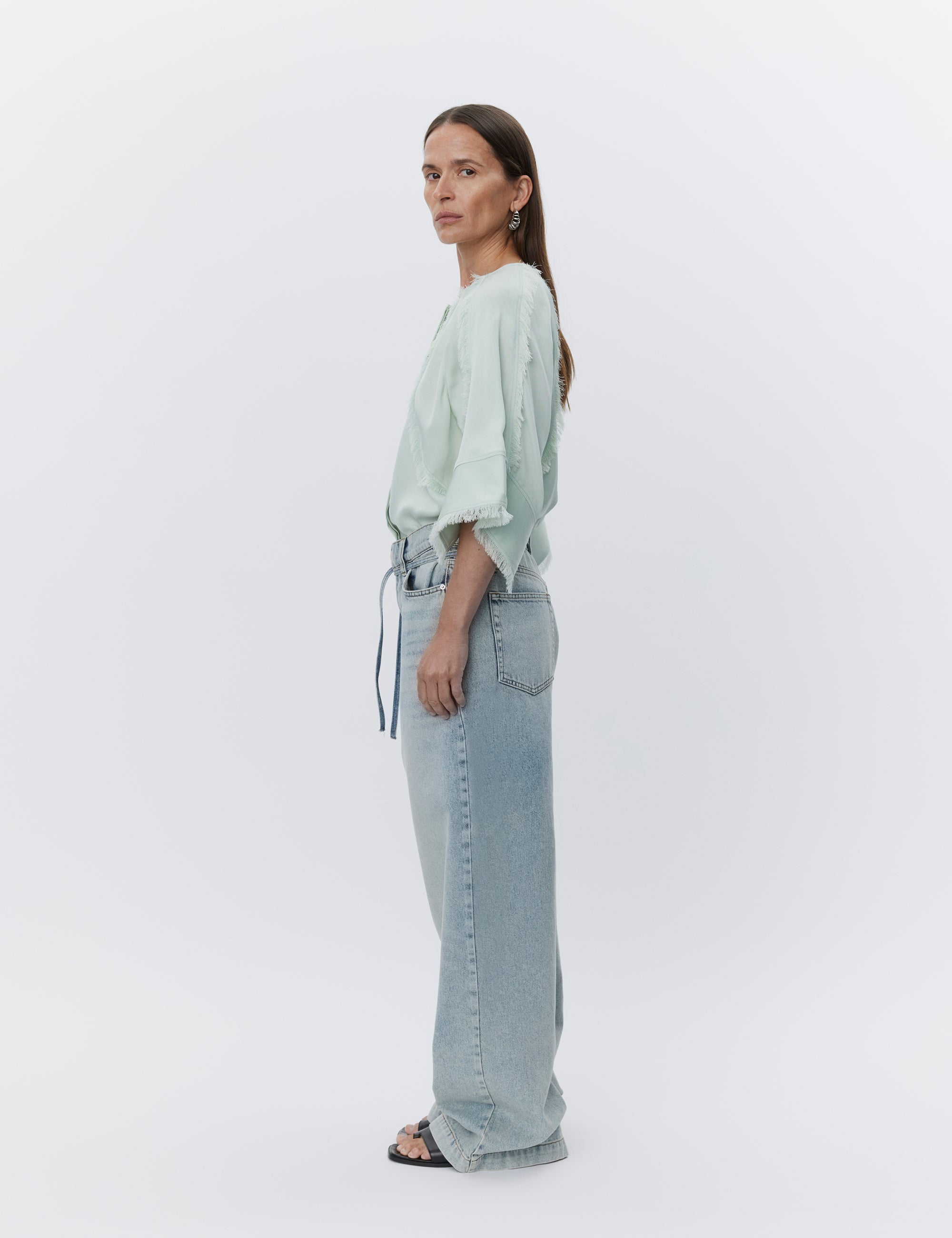 DAY Birger ét Mikkelsen Zelie - Matte Crepe Shirts & Blouses 136107 GREEN LILY